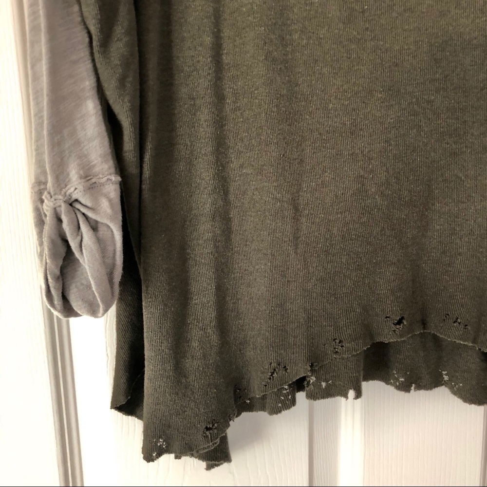 Distressed Baseball Tee - Picture 2 of 4